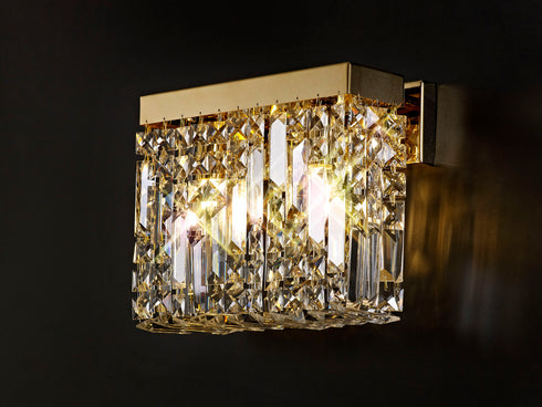 Zula Rectangular 2 Light Small Wall Lamp